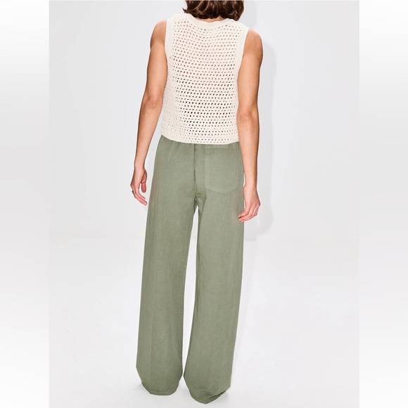 Citizens of Humanity Aurora Pull-On Cotton&Hemp Pants Nova/Olive Very gd cond M - Picture 4 of 6